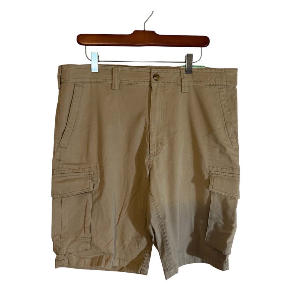 Club‎ Room Cargo Shorts Tan 34 Mens Stretch Creek Bed 100089460MN NEW